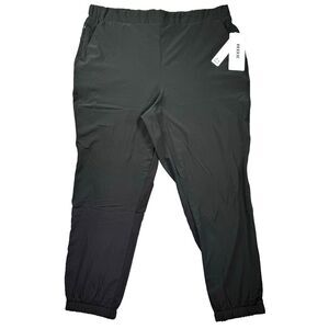 New RBX Active Jogger Pants Womens XL Black Elastic Waist CR7053 Stretch Lined